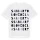 San Bartolomé de las Abiertas ordlek t-shirt