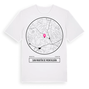 San Martín de Montalbán t-shirt – ekologisk bomull t-shirt från Pinshirt