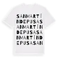 San Martín de Pusa ordlek t-shirt