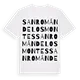 San Román de los Montes ordlek t-shirt