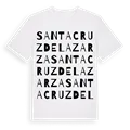Santa Cruz de la Zarza ordlek t-shirt