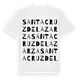 Santa Cruz de la Zarza ordlek t-shirt