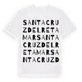 Santa Cruz del Retamar ordlek t-shirt
