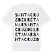 Santa Cruz del Retamar ordlek t-shirt