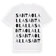 Santa Olalla ordlek t-shirt