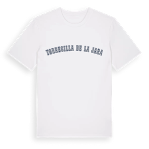 Torrecilla de la Jara college t-shirt – ekologisk bomull t-shirt från Pinshirt