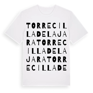 Torrecilla de la Jara ordlek t-shirt – ekologisk bomull t-shirt från Pinshirt