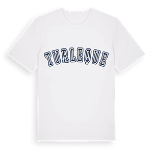 Turleque college t-shirt – ekologisk bomull t-shirt från Pinshirt