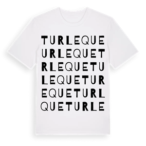 Turleque ordlek t-shirt – ekologisk bomull t-shirt från Pinshirt