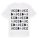 Uceda ordlek t-shirt