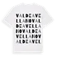 Valdeavellano ordlek t-shirt