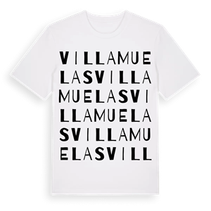 Villamuelas ordlek t-shirt – ekologisk bomull t-shirt från Pinshirt