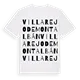 Villarejo de Montalbán ordlek t-shirt