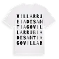 Villarrubia de Santiago ordlek t-shirt