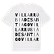 Villarrubia de Santiago ordlek t-shirt