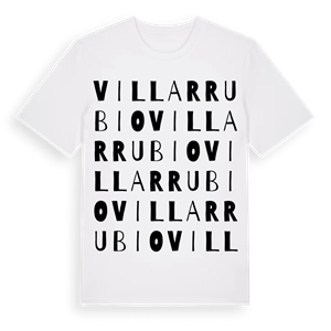 Villarrubio ordlek t-shirt – ekologisk bomull t-shirt från Pinshirt