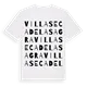 Villaseca de la Sagra ordlek t-shirt