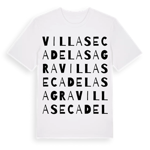 Villaseca de la Sagra ordlek t-shirt – ekologisk bomull t-shirt från Pinshirt