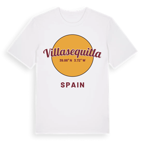 Villasequilla cirkel t-shirt – ekologisk bomull t-shirt från Pinshirt