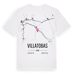 Villatobas karta t-shirt – ekologisk bomull t-shirt från Pinshirt