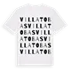 Villatobas ordlek t-shirt
