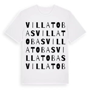 Villatobas ordlek t-shirt – ekologisk bomull t-shirt från Pinshirt
