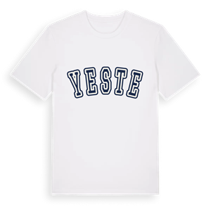 Yeste college t-shirt – ekologisk bomull t-shirt från Pinshirt