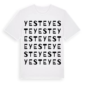 Yeste ordlek t-shirt – ekologisk bomull t-shirt från Pinshirt