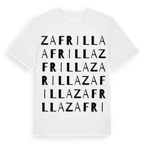 Zafrilla ordlek t-shirt – ekologisk bomull t-shirt från Pinshirt