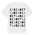Zarza de Tajo ordlek t-shirt