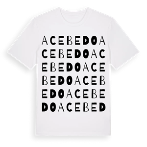 Acebedo ordlek t-shirt – ekologisk bomull t-shirt från Pinshirt