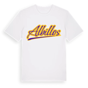 Albillos baseball t-shirt – ekologisk bomull t-shirt från Pinshirt