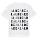 Aldea Real ordlek t-shirt