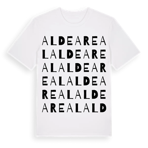 Aldea Real ordlek t-shirt – ekologisk bomull t-shirt från Pinshirt