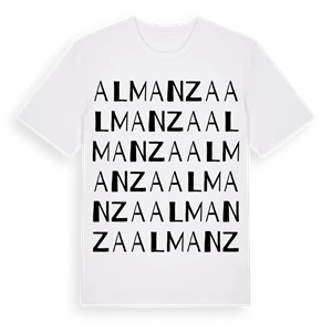 Almanza ordlek t-shirt – ekologisk bomull t-shirt från Pinshirt