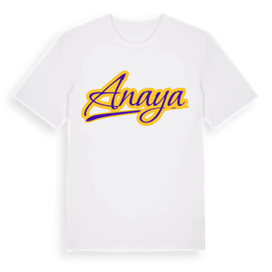 Anaya baseball t-shirt – ekologisk bomull t-shirt från Pinshirt