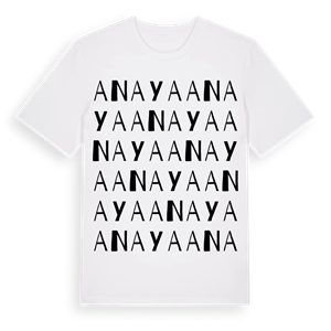 Anaya ordlek t-shirt – ekologisk bomull t-shirt från Pinshirt