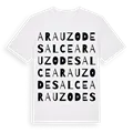Arauzo de Salce ordlek t-shirt