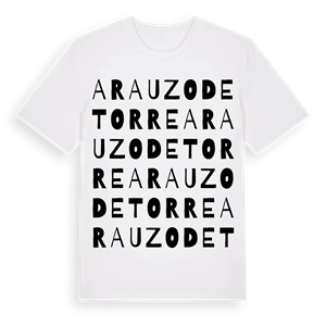 Arauzo de Torre ordlek t-shirt – ekologisk bomull t-shirt från Pinshirt