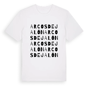 Arcos de Jalón ordlek t-shirt – ekologisk bomull t-shirt från Pinshirt