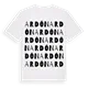 Ardón ordlek t-shirt