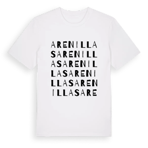 Arenillas ordlek t-shirt – ekologisk bomull t-shirt från Pinshirt