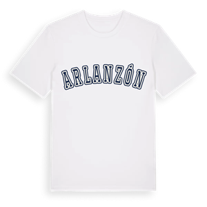 Arlanzón college t-shirt – ekologisk bomull t-shirt från Pinshirt