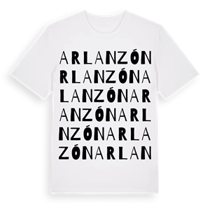 Arlanzón ordlek t-shirt – ekologisk bomull t-shirt från Pinshirt