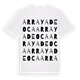 Arraya de Oca ordlek t-shirt