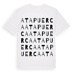 Atapuerca ordlek t-shirt – ekologisk bomull t-shirt från Pinshirt