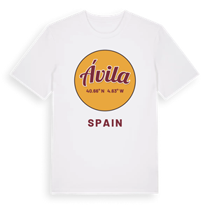 Ávila cirkel t-shirt – ekologisk bomull t-shirt från Pinshirt