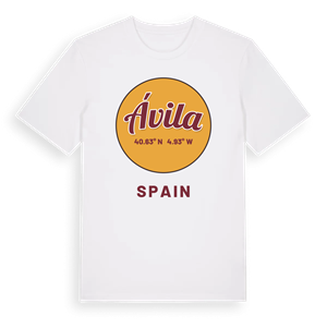Ávila cirkel t-shirt – ekologisk bomull t-shirt från Pinshirt