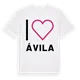 Jag älskar Ávila t-shirt stort tryck