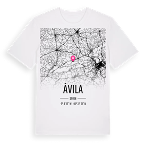 Ávila karta t-shirt – ekologisk bomull t-shirt från Pinshirt